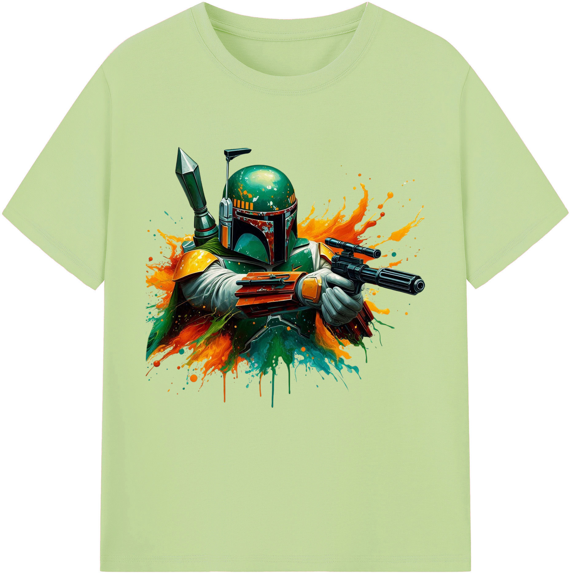（画像用） スター・ウォーズ Star Wars 綿100％半袖Tシャツ（フロントプリント）
